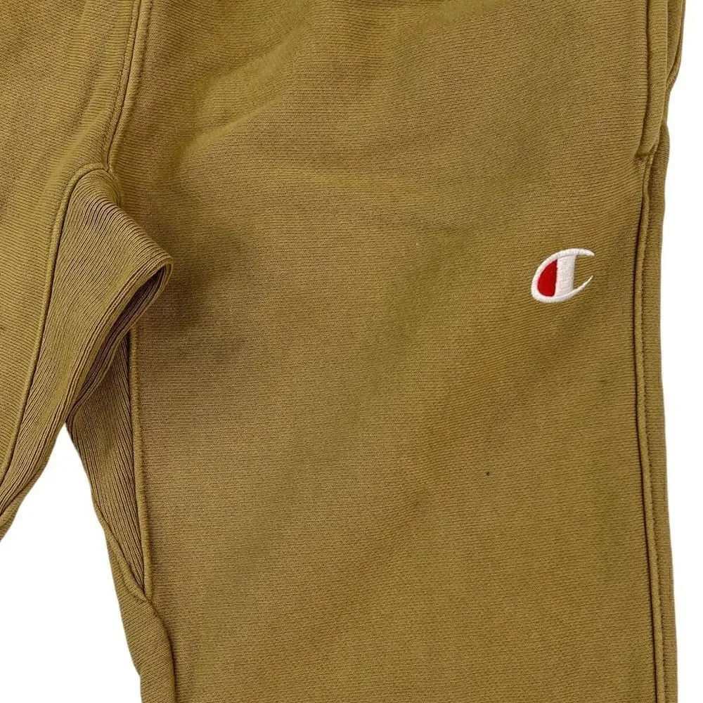 New Champion Men US XS Olive Green Pants Sport Casual Joggers Pockets Logo  - Picture 5 of 11
